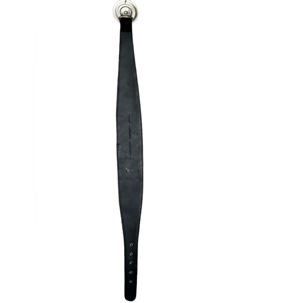 Chicos Leather Velvet Medallion Embellished Belt - Picture 9 of 16